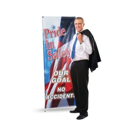 Accuform PORTABLE BANNER STANDS VERTICAL BANNER HDR327 HDR327